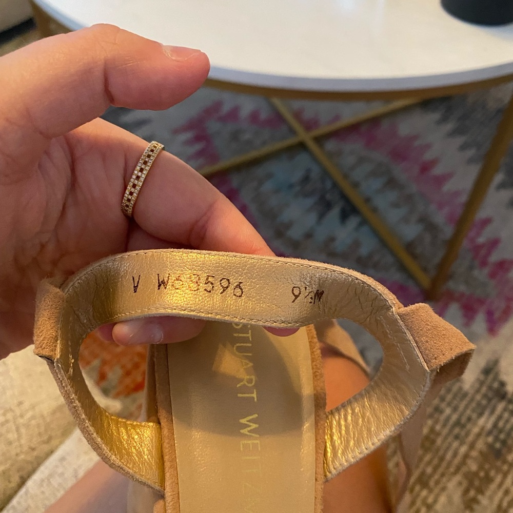 Stuart Weitzman BRAND NEW!! Tie up wedges - Picture 4 of 9